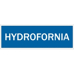 Hydrofornia - tabliczka informacyjna