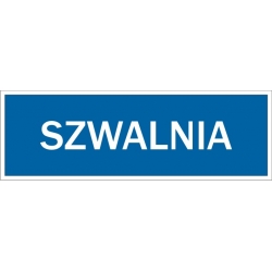 Szwalnia - tabliczka informacyjna