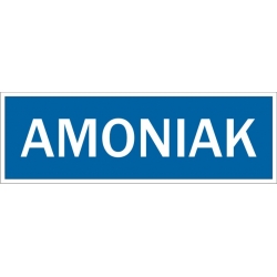Amoniak - tabliczka informacyjna