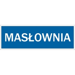 Masłownia - tabliczka informacyjna