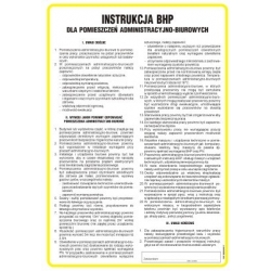 Ogólna instrukcja BHP dla pomieszczeń administracyjno-biurowych