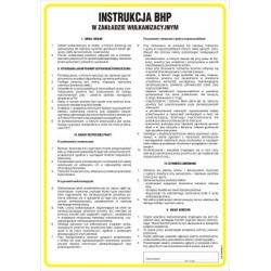 Instrukcja BHP w zakładzie wulkanizacyjnym