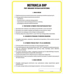 Instrukcja BHP przy obsłudze patelni elektrycznej