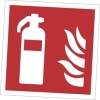 Znak przeciwpożarowy - Gaśnica tabliczka, naklejka fotoluminescencyjna.