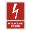 Znak elektryczny - Wyłącznik prądu