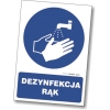 Dezynfekcja rąk - Znak BHP