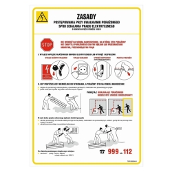 Zasady postępowania przy uwalnianiu porażonego spod działania prądu elektrycznego o niskim napięciu poniżej 1000 v