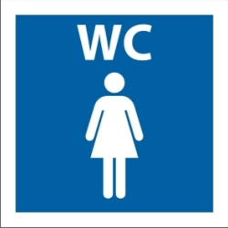 Tabliczka WC, toaleta damska