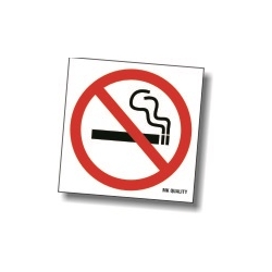 Zakaz palenia papierosów - tabliczka, naklejka
