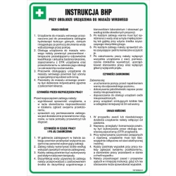 Instrukcja BHP przy obsłudze urządzenia do masażu wirowego