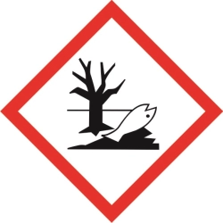 Substancja niebezpieczna dla środowiska - GHS09 naklejka CLP
