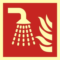 Znak przeciwpożarowy - Aplikator mgły wodnej