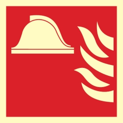 Znak przeciwpożarowy - Zestaw sprzętu przeciwpożarowego