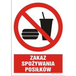 Zakaz spożywania posiłków